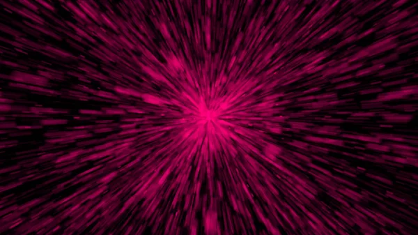 Particle Space Traveling Particle Zoom Background Render — Stock Photo, Image
