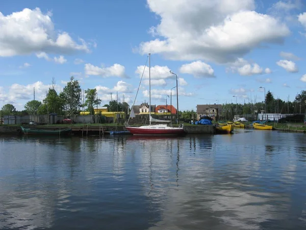 Fischerdorf Der Lagune Von Szczecin — Stockfoto