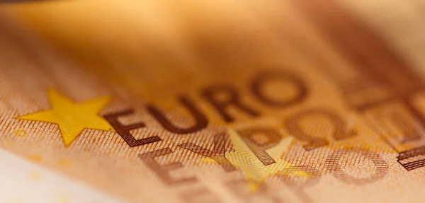 Euro Pénz Közelről — Stock Fotó