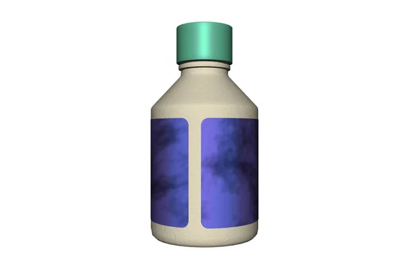 Пластиковая Бутылка Таблеток — стоковое фото