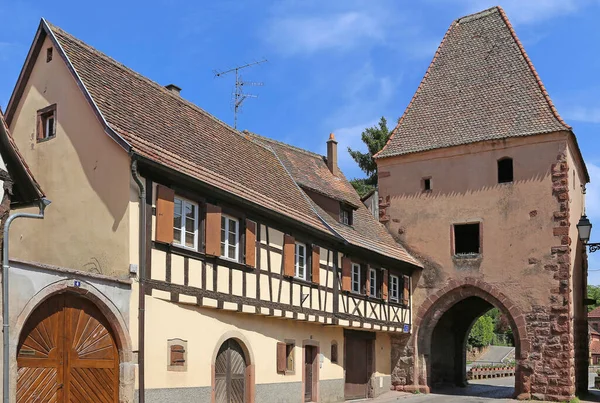 Boersch Alsace Megerősített Kapuja — Stock Fotó