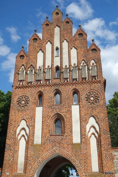 Stadsmur Och Wiekhaus Neubrandenburg — Stockfoto