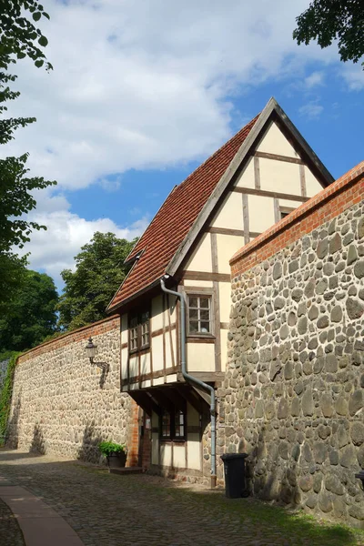 Stadsmuur Wiekhaus Neubrandenburg — Stockfoto