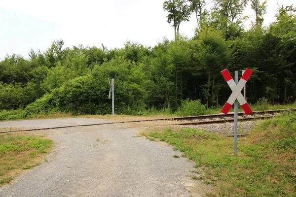 Landweg Landelijk Landschap — Stockfoto