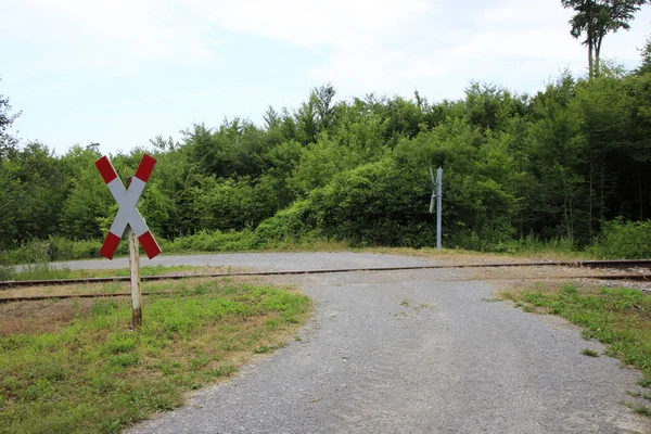 Landweg Landelijk Landschap — Stockfoto