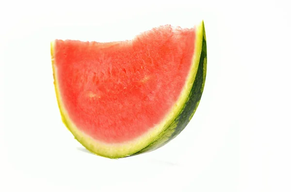 Melon Vit Bakgrund Foto Närbild — Stockfoto
