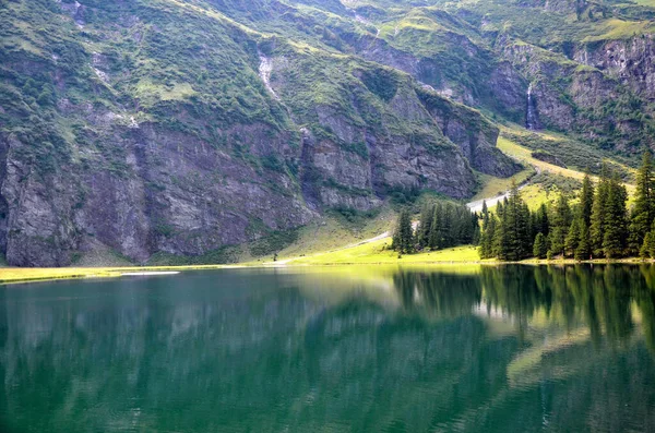 Vista Panorámica Del Majestuoso Paisaje Los Alpes — Foto de Stock