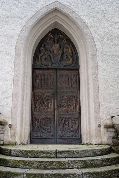 Vista Panoramica Della Vecchia Chiesa — Foto Stock