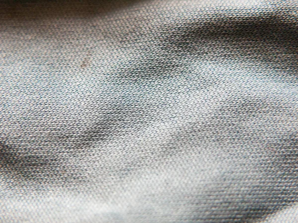 Крупним Планом Текстура Синьої Тканини — стокове фото