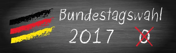 Almanya Seçimler 2017 Bundestagswahl — Stok fotoğraf