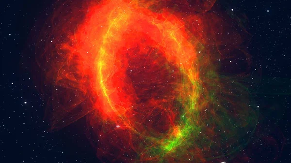 Kleurrijke Ruimte Achtergrond Glowing Galaxy Gesmolten — Stockfoto
