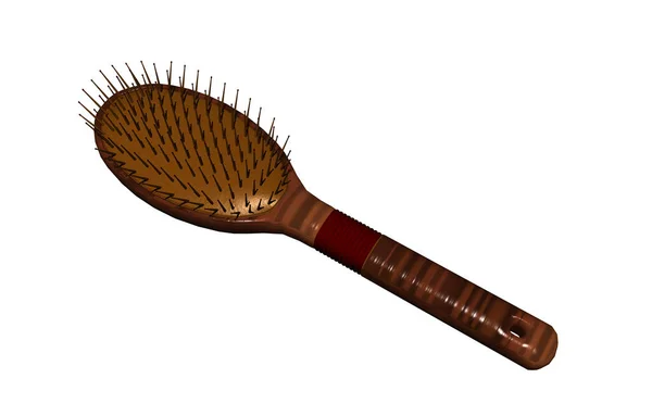 Vector Illustration Hairbrush — Stock Photo, Image