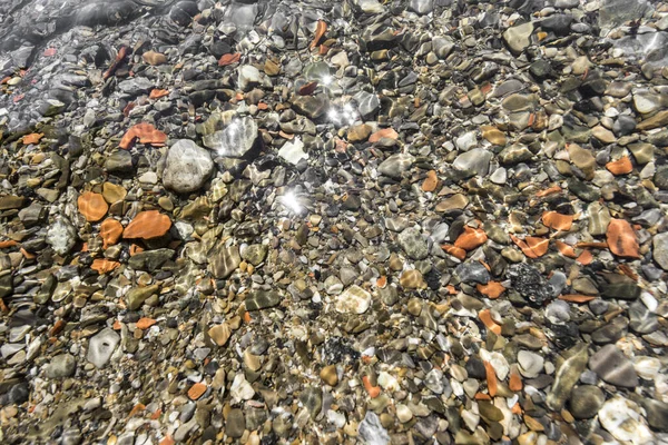 Ciottoli Rocce Spiaggia — Foto Stock