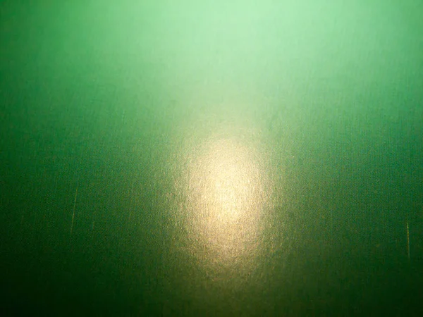 Una Superficie Texturizada Verde Retro Con Orbe Luz — Foto de Stock