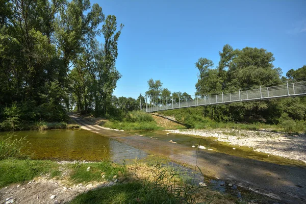 Festői Kilátás Híd Szerkezete Architektúra — Stock Fotó