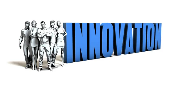 Conceito Negócio Inovação Como Fundo Apresentação — Fotografia de Stock