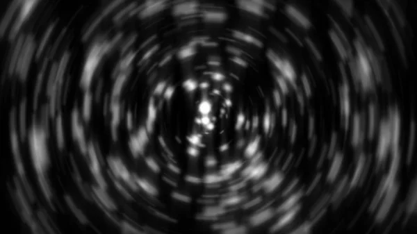 抽象的な放射状灰色粒子 光沢のあるライトです レンダリング — ストック写真