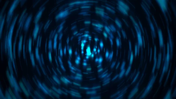 Abstrakter Radialer Blauer Hintergrund Verschwimmen Glänzend Darstellung — Stockfoto