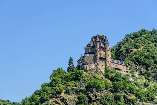 Грабіжник Неукенцельбоген Замок Кетц Ханбург Санкт Квартира Goarshausen Рейнланд Пфальц — стокове фото