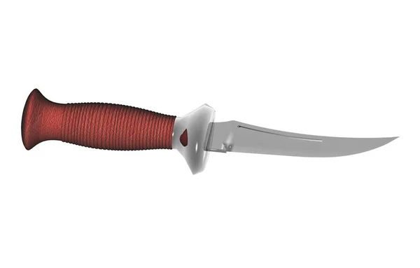 ナイフの3Dレンダリング — ストック写真