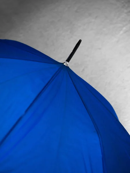 Colore Foto Chiusura Del Blue Color Umbrella — Foto Stock