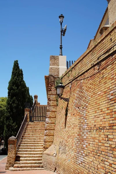 Treppe Zur Pfarrkirche Iglesia San Pedro Huelva Spanien — Stockfoto