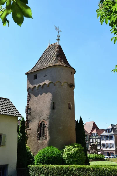 Een Toren Obernai — Stockfoto
