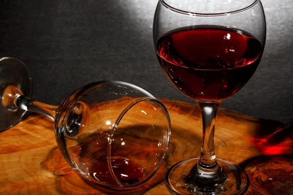 Κόκκινο Κρασί Αλκοολούχο Ποτό — Φωτογραφία Αρχείου