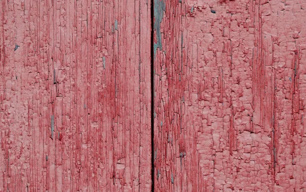 Текстура Две Большие Доски Окрашены Красный Цвет — стоковое фото