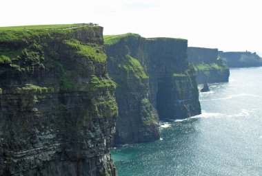 the picture shows the cliffs of moher clipart