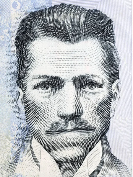 Julio Garavito Armero Retrato Dinheiro Colombiano — Fotografia de Stock