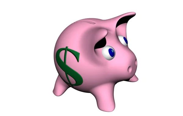 Piggy Bank Money Saving — Stock Photo, Image