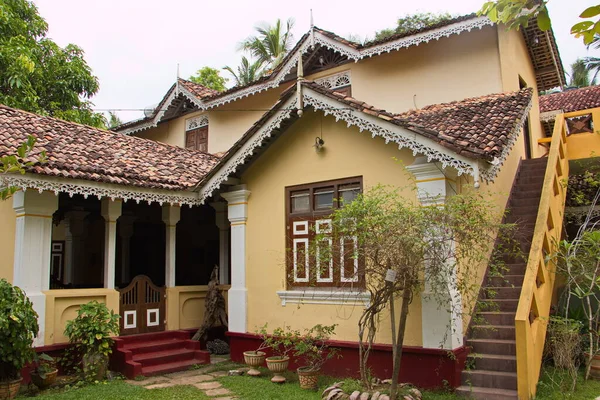 Κατοικία Στο Unawatuna Στο Sri Lanka — Φωτογραφία Αρχείου