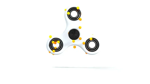 Abstrakter Hintergrund Mit Handspinner Darstellung — Stockfoto