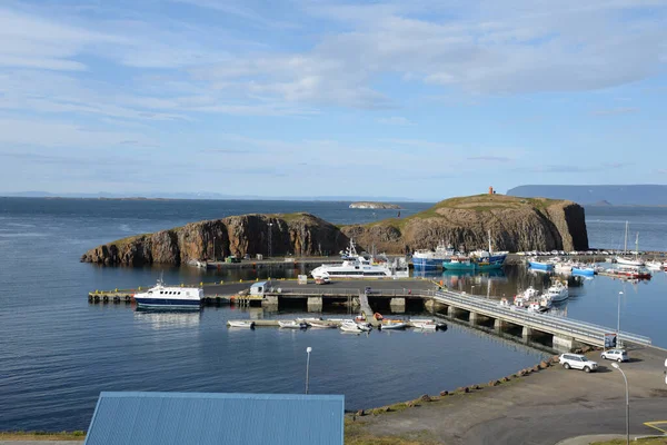 Stykkisholmur Iceland Vesturland Snaefellsnes Place Village Settlement West Country House — стоковое фото