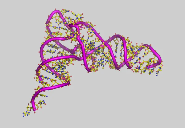 Computergraphics Met Moleculaire Structuur — Stockfoto