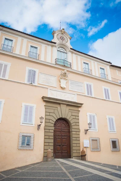 Palazzo Pontificio Het Kasteel Gandolfo Zomerresidentie Van Paus — Stockfoto