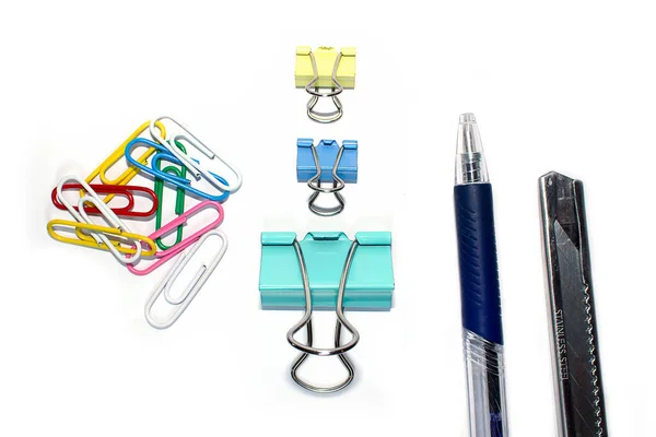 Office Supplies Working Area — Stock Photo, Image