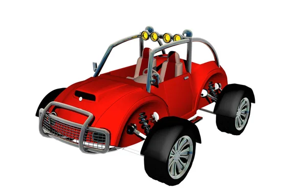 Diseño Gráfico Buggy Coche —  Fotos de Stock