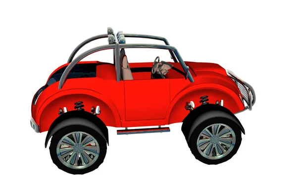 Graphic Design Buggy Car — Stock Photo, Image