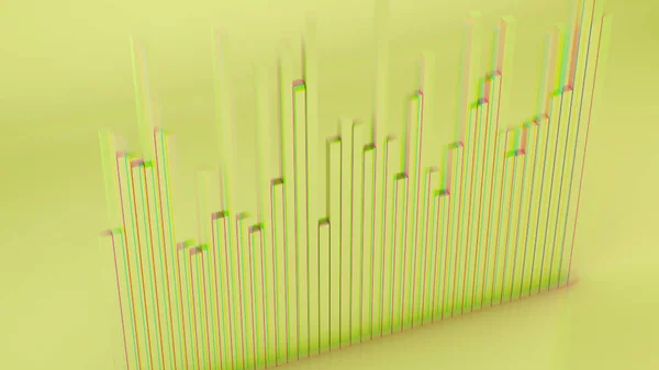 Abstract Background Music Graphic Equalisers Rendering — Stock Photo, Image