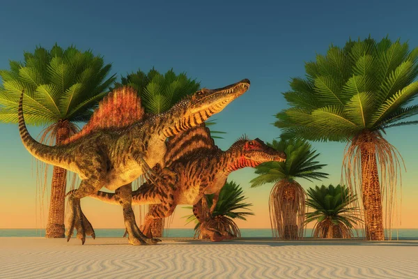 Spinosaurus Carnivorous Theropod Lived Africa Cretaceous Period — Stock Photo, Image