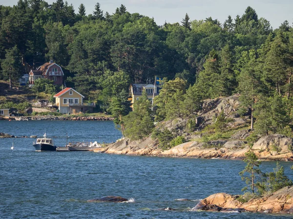 Stockholm Szigetvilág Svéd Tengerparton — Stock Fotó