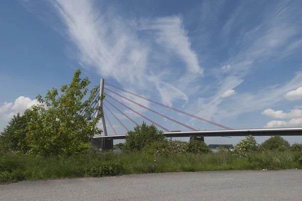 Lagere Rhine Brug Buurt Van Wesel Rhein — Stockfoto