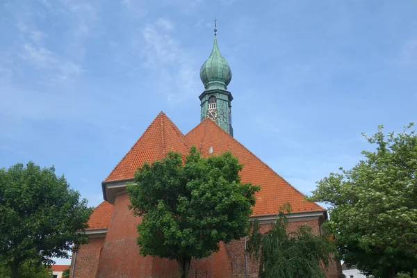 Εκκλησία Του Αγίου Βαρθολομαίου Στο Wesselburen — Φωτογραφία Αρχείου