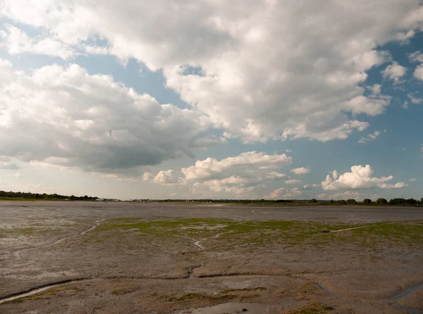 Плоска Текстура Земного Ландшафту Чорна Річка Мальдон Витікає — стокове фото