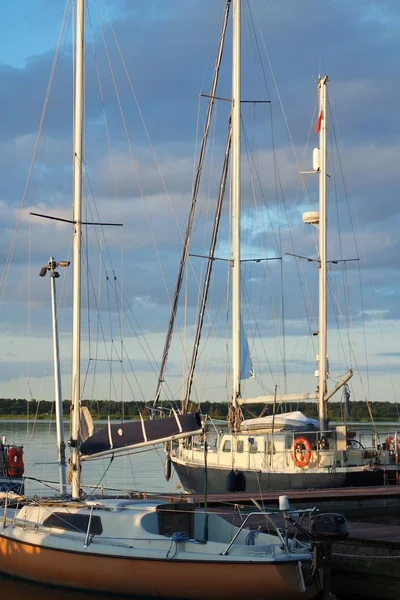 Voiliers Marins Eau Mer Transport Par Bateau — Photo