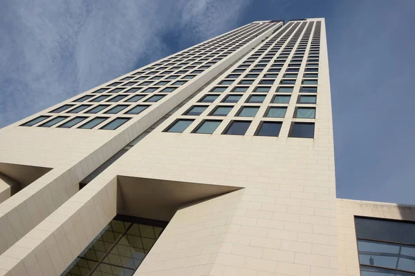 Felhőkarcoló Felhőkarcoló Homlokzat Homlokzat Épület Irodaház Üzlet Hessen Német Brd — Stock Fotó
