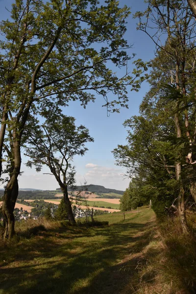 Vue Panoramique Sur Paysage Village Atmosphérique — Photo