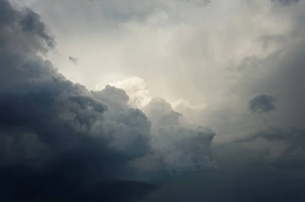 Storm Moln Himmel Med Moln Molnlandskap Och Väder — Stockfoto